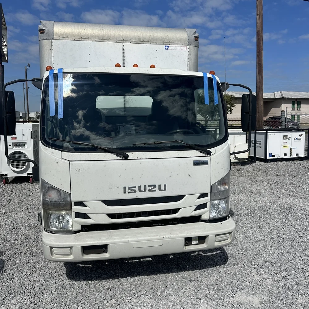 Isuzu truck windshield. Windshield installed.